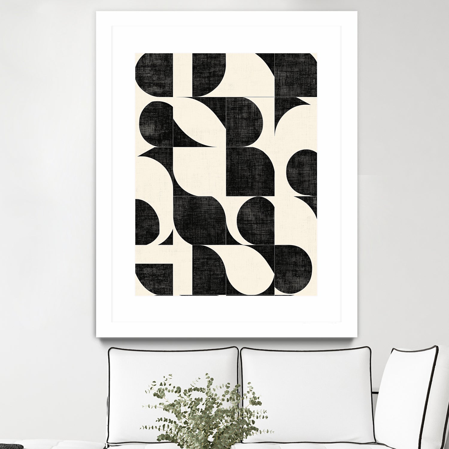 Geometric Black and White Patterns by Layla Oz on GIANT ART - 2972 illustration