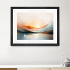 Sunset Over A Calm Body Of Water by Alpenglow Workshop on GIANT ART - abstract abstract sunset