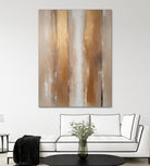 Stripes In Soft Neutrals by Alpenglow Workshop on GIANT ART - abstract abstract wall art