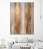 Stripes In Soft Neutrals by Alpenglow Workshop on GIANT ART - abstract abstract wall art