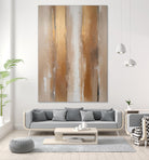 Stripes In Soft Neutrals by Alpenglow Workshop on GIANT ART - abstract abstract wall art