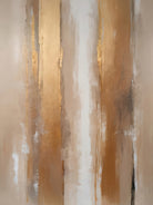 Stripes In Soft Neutrals by Alpenglow Workshop on GIANT ART - abstract abstract wall art