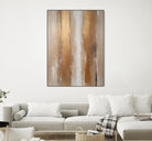 Stripes In Soft Neutrals by Alpenglow Workshop on GIANT ART - abstract abstract wall art