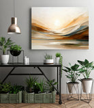 Sunset Through Misty Peaks by Alpenglow Workshop on GIANT ART - abstract abstract landscape