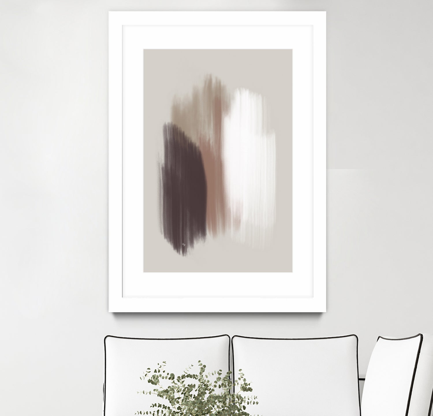 Muted Brush Strokes by Martina on GIANT ART - 4724 photography