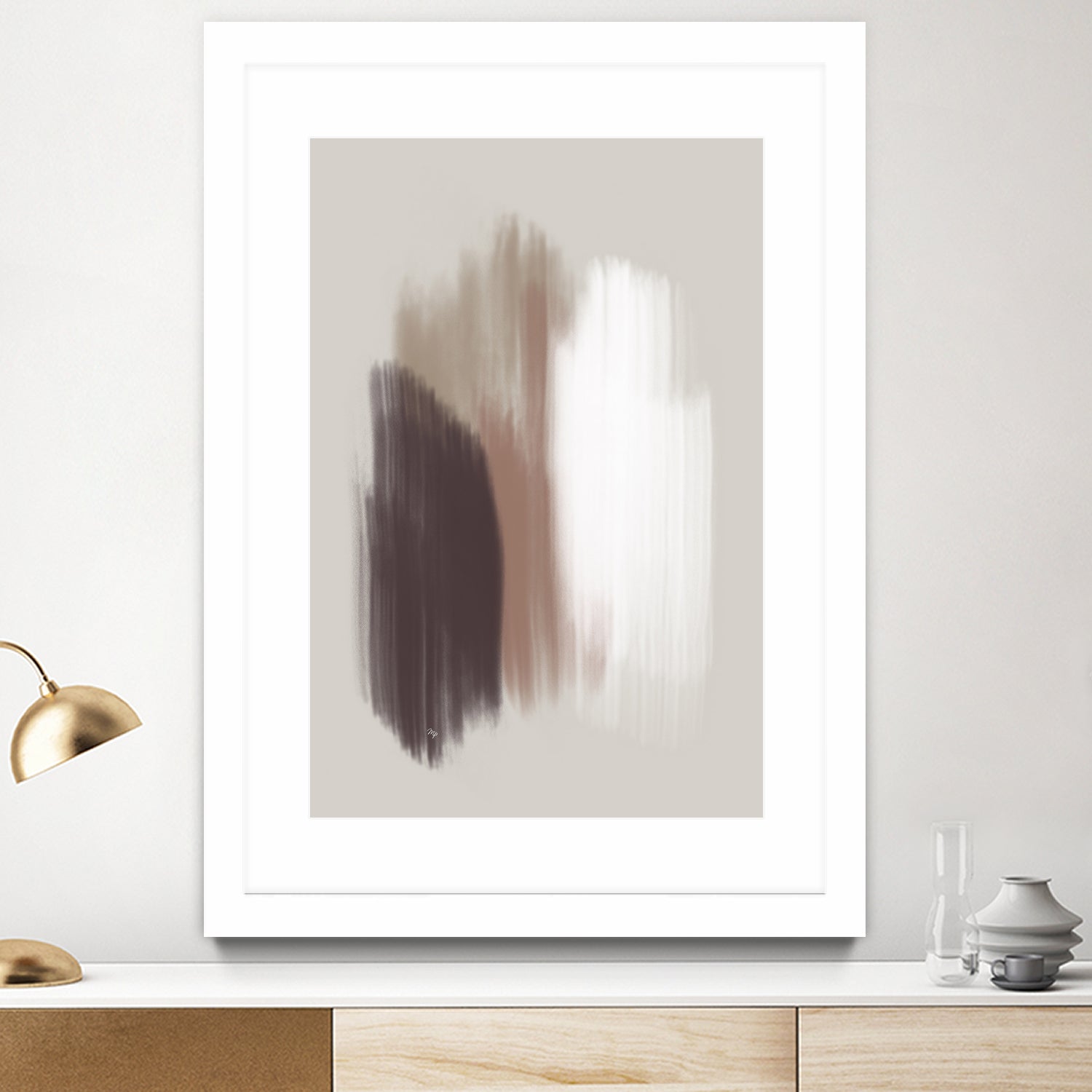 Muted Brush Strokes by Martina on GIANT ART - 4724 photography