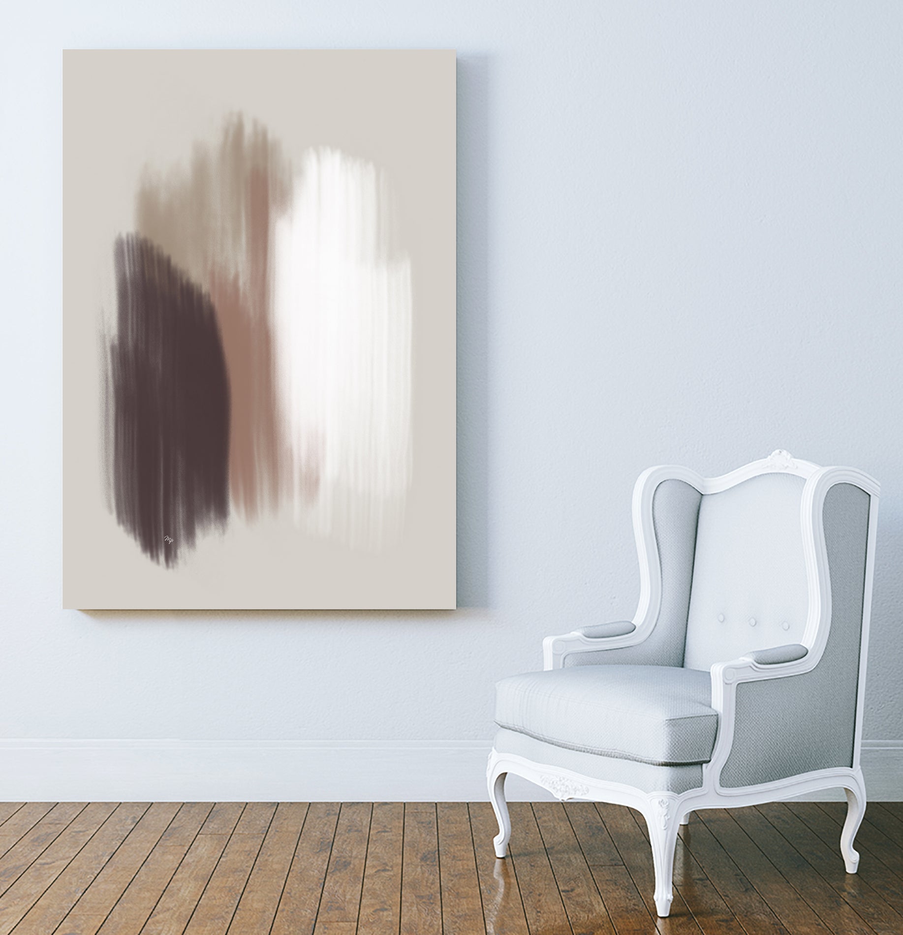 Muted Brush Strokes by Martina on GIANT ART - 4724 photography