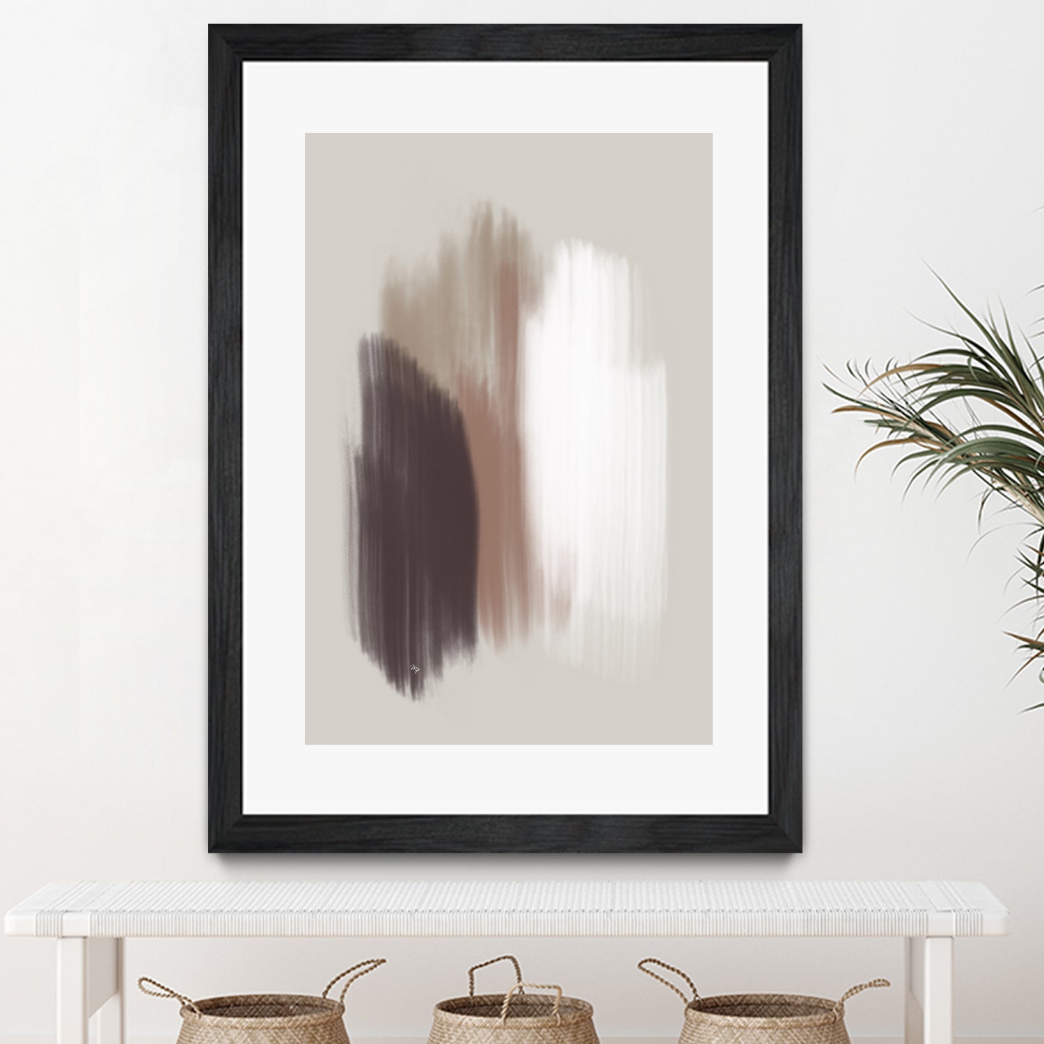 Muted Brush Strokes by Martina on GIANT ART - 4724 photography