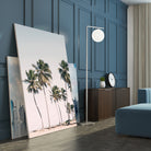 Blush Tropical Trees by Kathrin Pienaar on GIANT ART - palm trees  palm trees