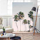 Blush Tropical Trees by Kathrin Pienaar on GIANT ART - palm trees  palm trees