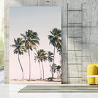 Blush Tropical Trees by Kathrin Pienaar on GIANT ART - palm trees  palm trees