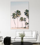 Blush Tropical Trees by Kathrin Pienaar on GIANT ART - palm trees  palm trees