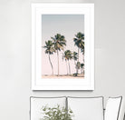 Blush Tropical Trees by Kathrin Pienaar on GIANT ART - palm trees  palm trees