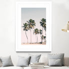 Blush Tropical Trees by Kathrin Pienaar on GIANT ART - palm trees  palm trees