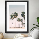 Blush Tropical Trees by Kathrin Pienaar on GIANT ART - palm trees  palm trees