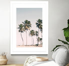Blush Tropical Trees by Kathrin Pienaar on GIANT ART - palm trees  palm trees