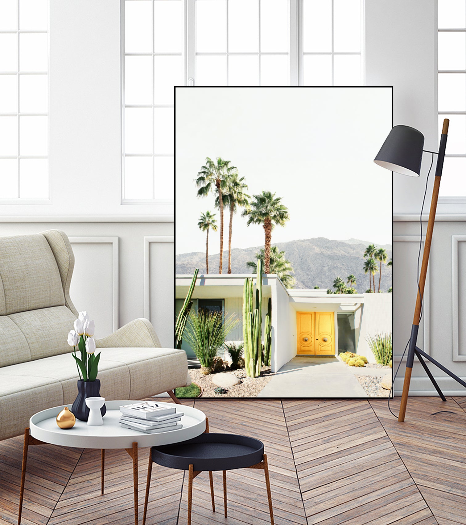 Palm Springs 2 by Kathrin Pienaar on GIANT ART -  framed canvas