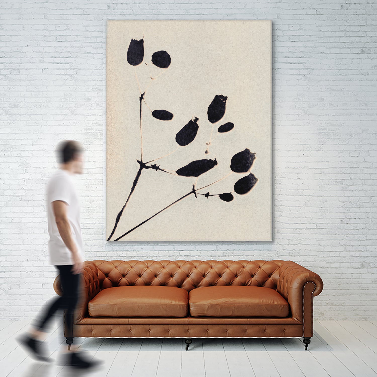 Wildflower In Bloom by Alisa Galitsyna on GIANT ART - monochrome  monochrome