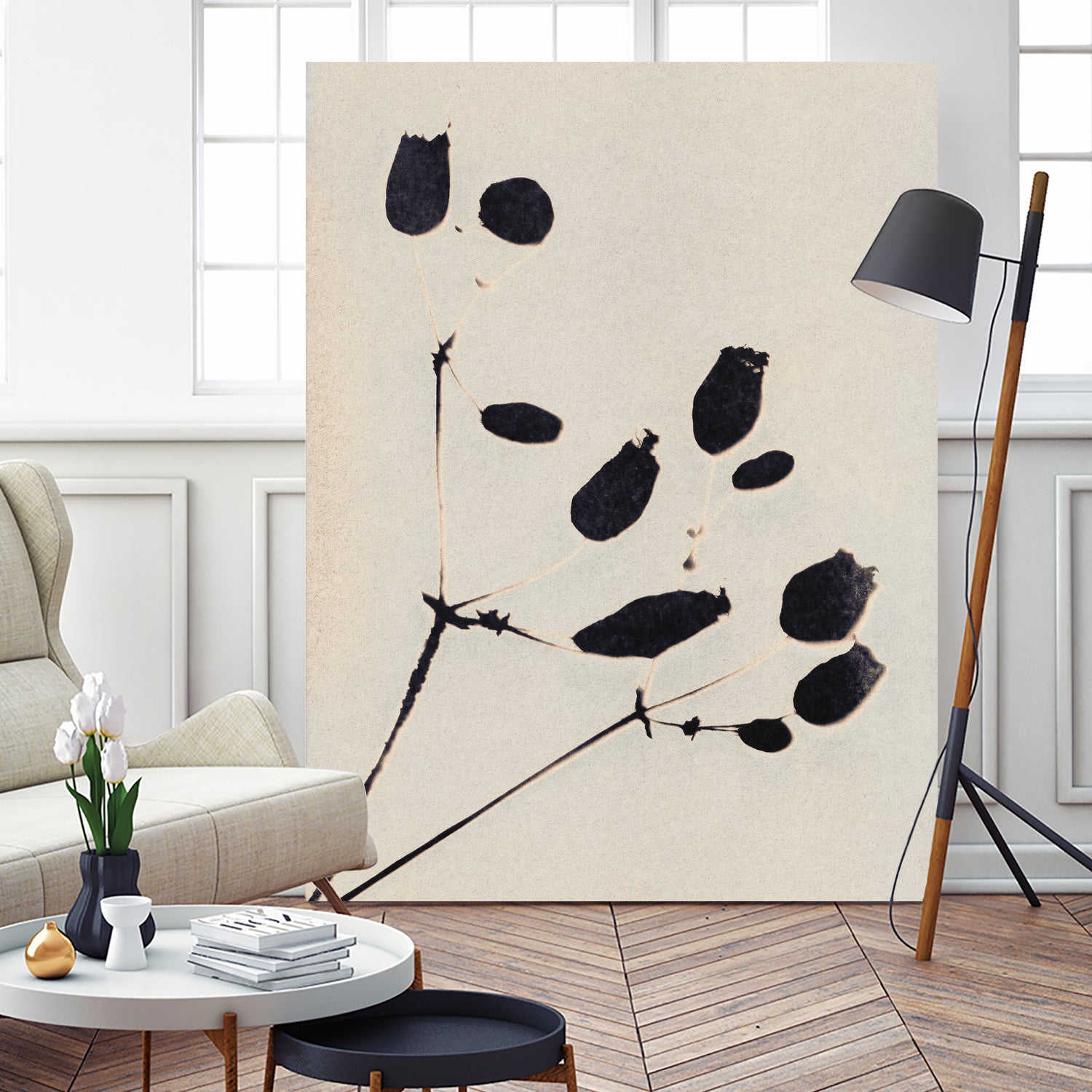 Wildflower In Bloom by Alisa Galitsyna on GIANT ART - monochrome  monochrome