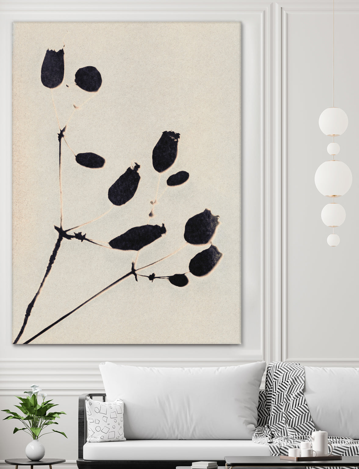 Wildflower In Bloom by Alisa Galitsyna on GIANT ART - monochrome  monochrome