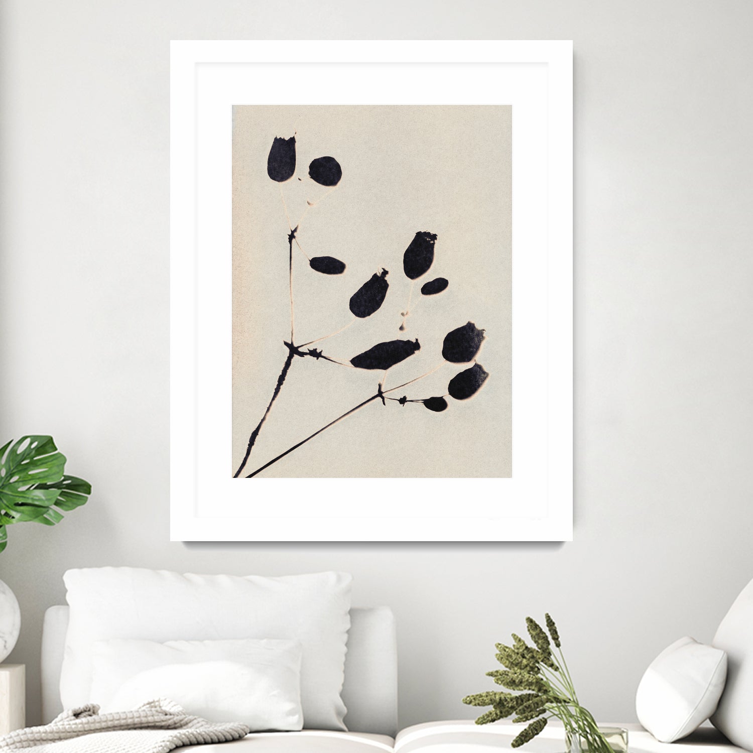 Wildflower In Bloom by Alisa Galitsyna on GIANT ART - monochrome  monochrome