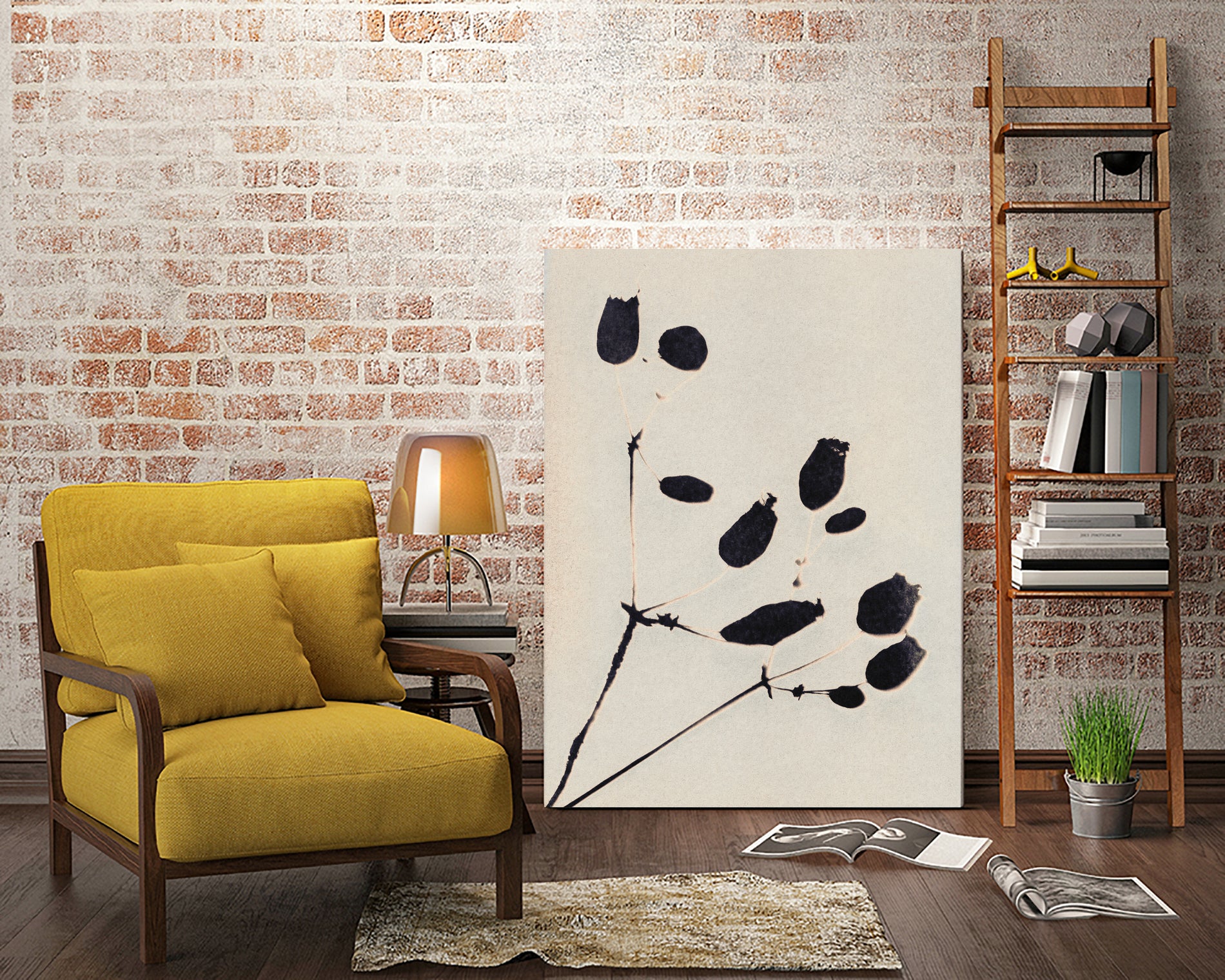 Wildflower In Bloom by Alisa Galitsyna on GIANT ART - monochrome  monochrome