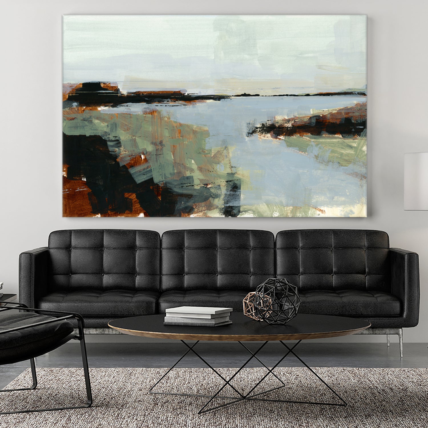 Gone Fishing by cartissi on GIANT ART - abstract landscape art nature and landscapes abstract landscape art