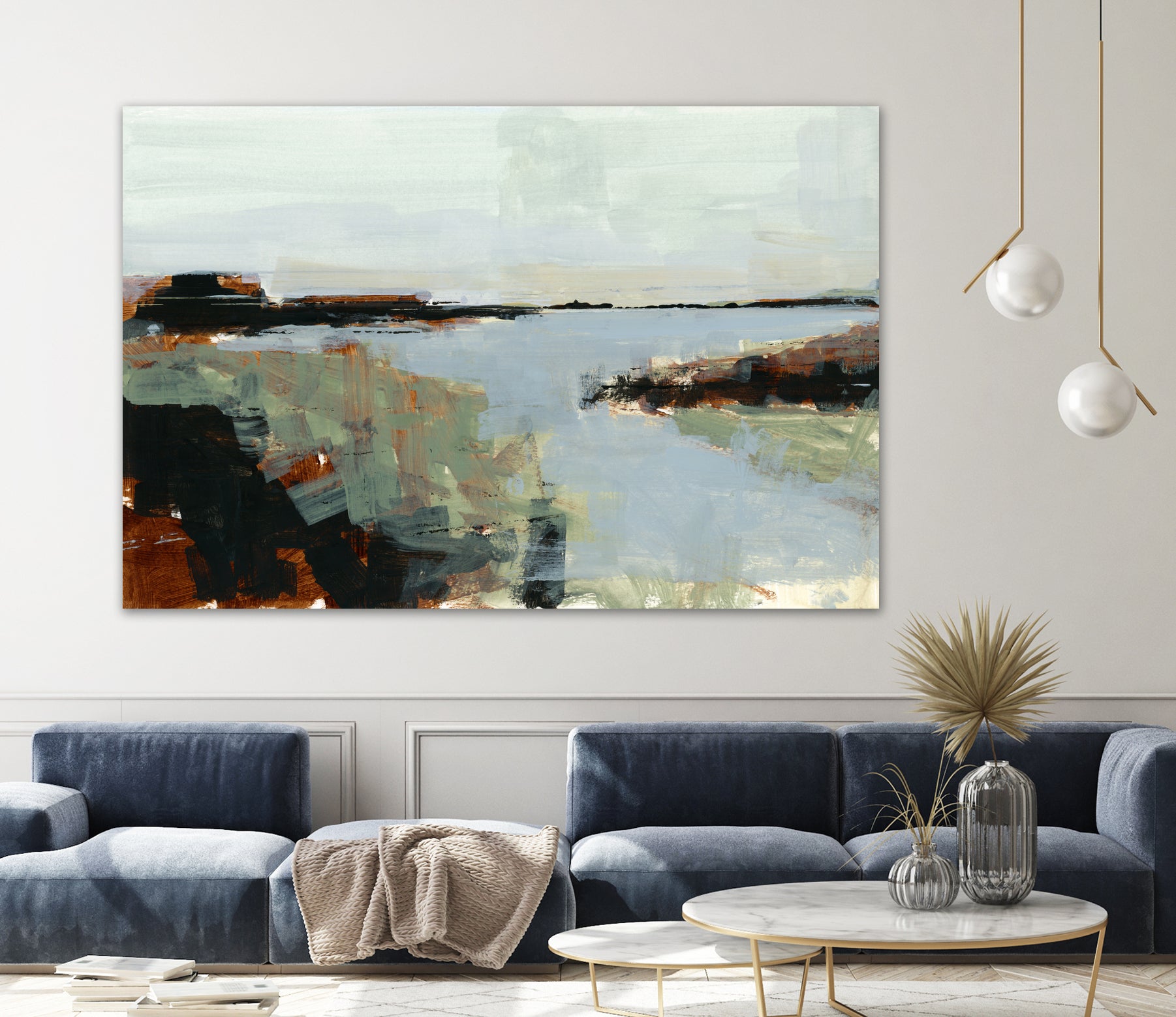 Gone Fishing by cartissi on GIANT ART - abstract landscape art nature and landscapes abstract landscape art