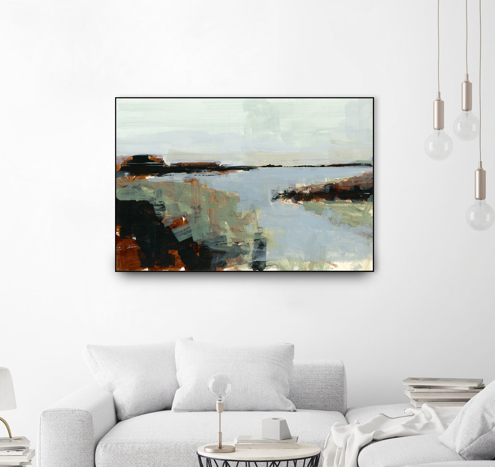 Gone Fishing by cartissi on GIANT ART - abstract landscape art nature and landscapes abstract landscape art