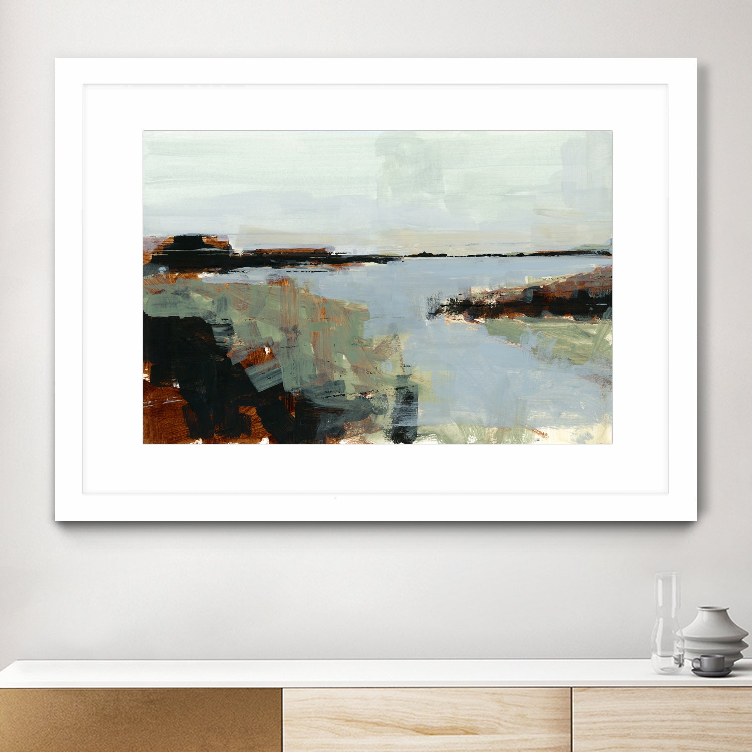 Gone Fishing by cartissi on GIANT ART - abstract landscape art nature and landscapes abstract landscape art