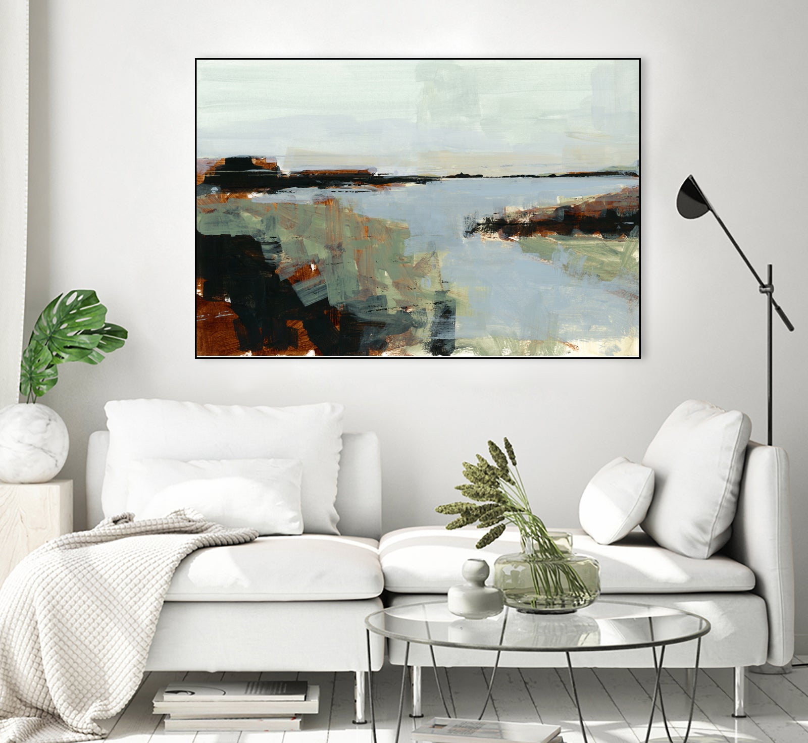 Gone Fishing by cartissi on GIANT ART - abstract landscape art nature and landscapes abstract landscape art