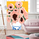 Sunshine On a Cloudy Day by Uma Gokhale on GIANT ART - floral art flowers and plants floral art