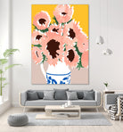 Sunshine On a Cloudy Day by Uma Gokhale on GIANT ART - floral art flowers and plants floral art