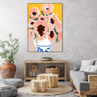 Sunshine On a Cloudy Day by Uma Gokhale on GIANT ART - floral art flowers and plants floral art