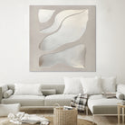 Flowing Shapes in Soft Neutral Tones by Alma on GIANT ART - abstract abstract
