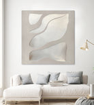 Flowing Shapes in Soft Neutral Tones by Alma on GIANT ART - abstract abstract