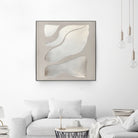 Flowing Shapes in Soft Neutral Tones by Alma on GIANT ART - abstract abstract
