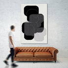 Abstract Forms in Black by cartissi on GIANT ART - abstract grey