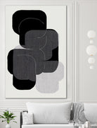 Abstract Forms in Black by cartissi on GIANT ART - abstract grey