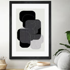 Abstract Forms in Black by cartissi on GIANT ART - abstract grey