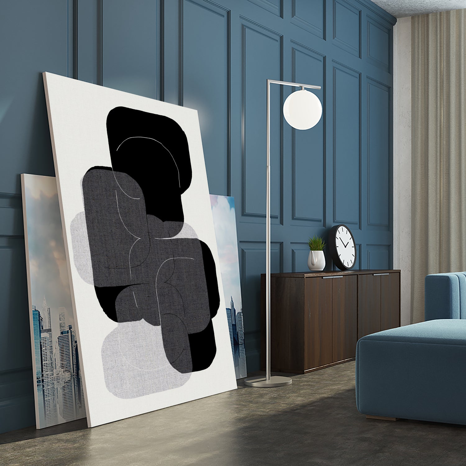 Monochrome Layers by cartissi on GIANT ART - abstract abstract art