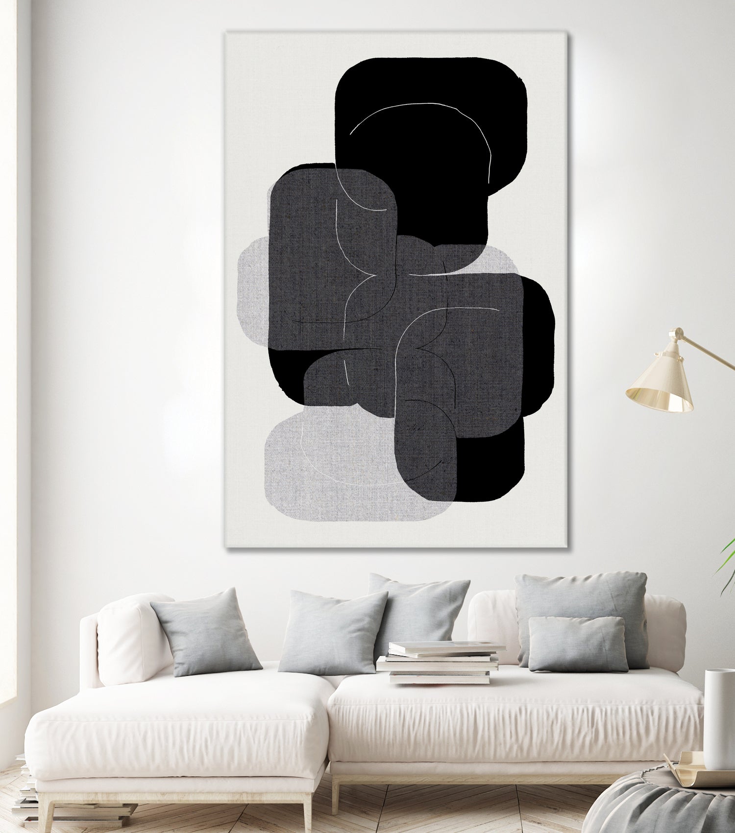 Monochrome Layers by cartissi on GIANT ART - abstract abstract art