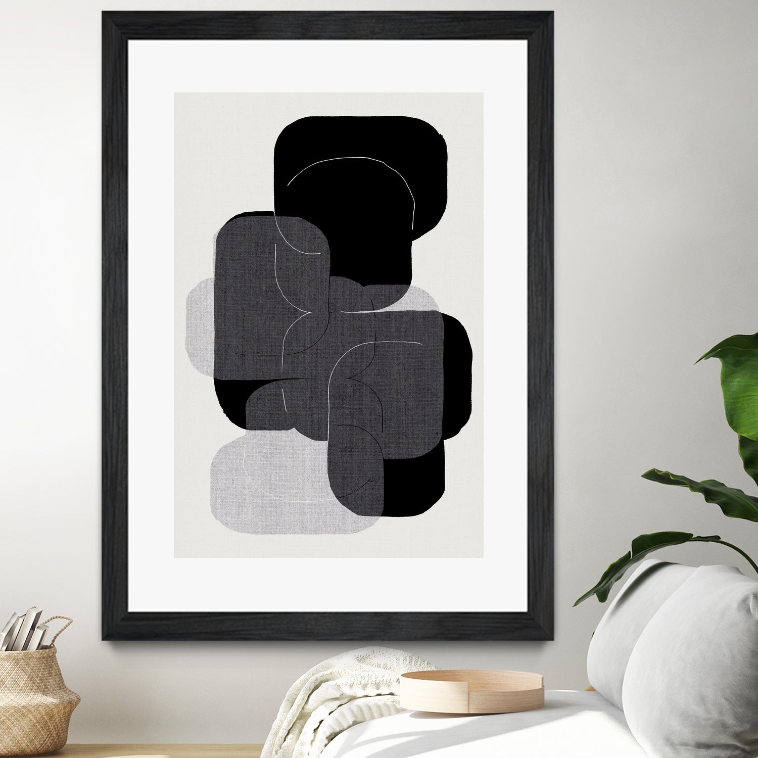 Monochrome Layers by cartissi on GIANT ART - abstract abstract art