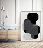 Monochrome Layers by cartissi on GIANT ART - abstract abstract art