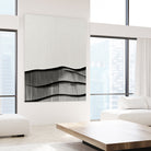 Monochrome Waves by Alma on GIANT ART - 6154 illustration