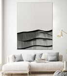 Monochrome Waves by Alma on GIANT ART - 6154 illustration