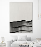 Monochrome Waves by Alma on GIANT ART - 6154 illustration