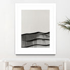 Monochrome Waves by Alma on GIANT ART - 6154 illustration