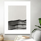 Monochrome Waves by Alma on GIANT ART - 6154 illustration