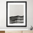 Monochrome Waves by Alma on GIANT ART - 6154 illustration